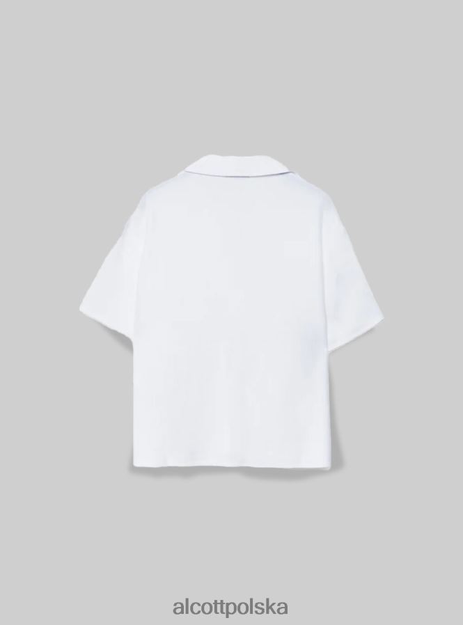 odzież Alcott Lniana koszula z krótkim rękawem pk3 różowe światło kobiety 2TXFF6396