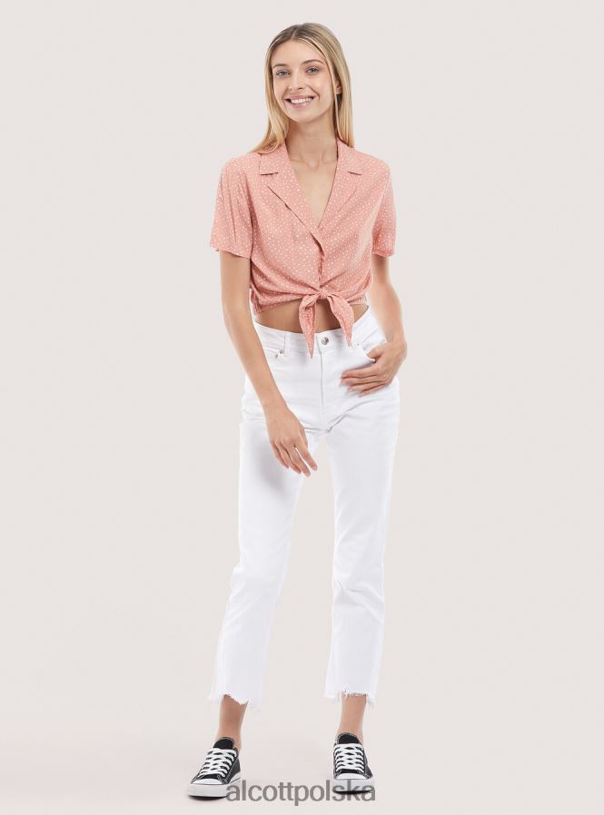 odzież Alcott camicia upraw con nodo czarny kobiety 2TXFF6323