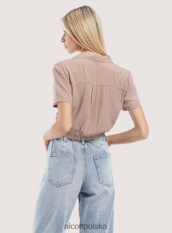 odzież Alcott camicia upraw con nodo czarny kobiety 2TXFF6324