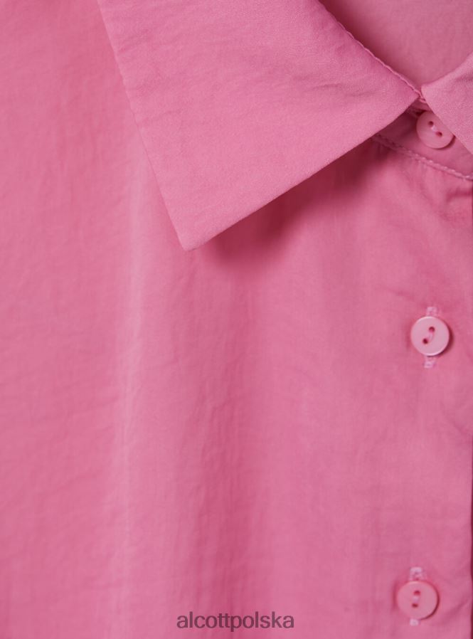 odzież Alcott satynowa koszula lub3 pomarańczowe światło kobiety 2TXFF6283