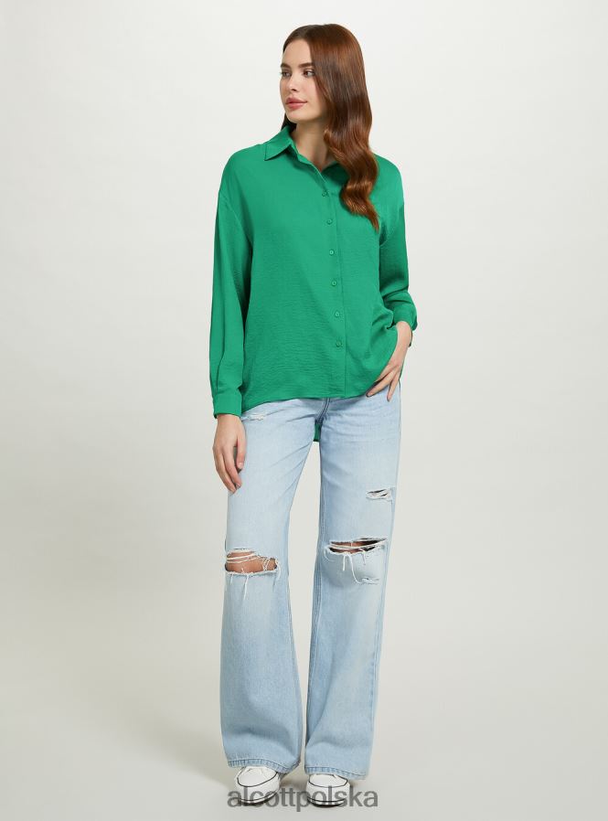 odzież Alcott satynowa koszula lub3 pomarańczowe światło kobiety 2TXFF6401