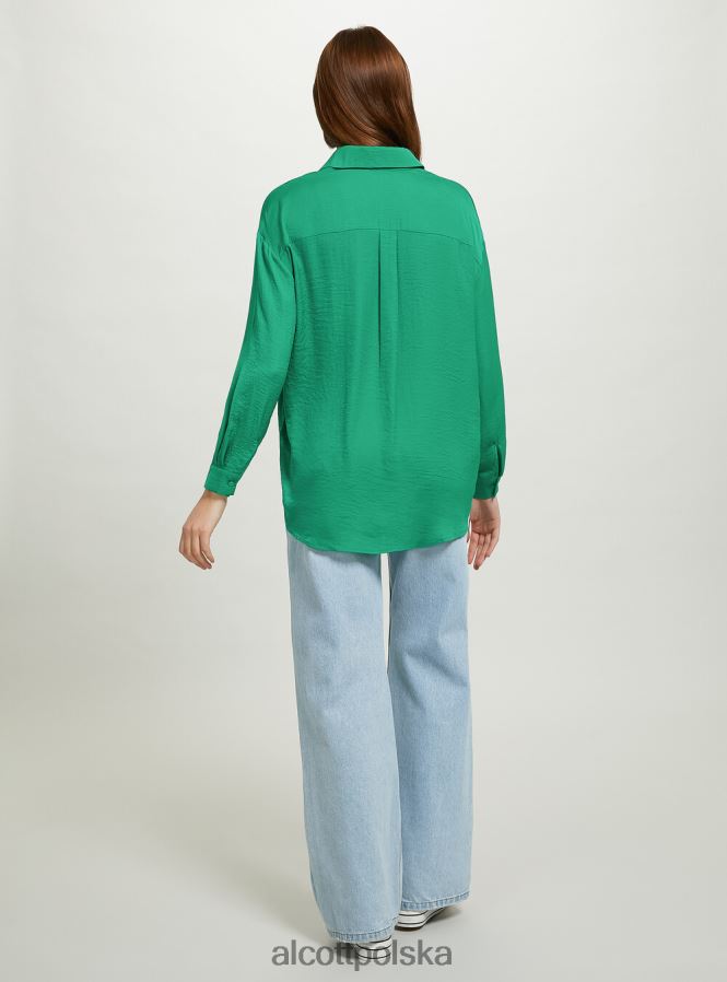 odzież Alcott satynowa koszula lub3 pomarańczowe światło kobiety 2TXFF6401