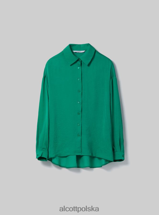 odzież Alcott satynowa koszula lub3 pomarańczowe światło kobiety 2TXFF6401