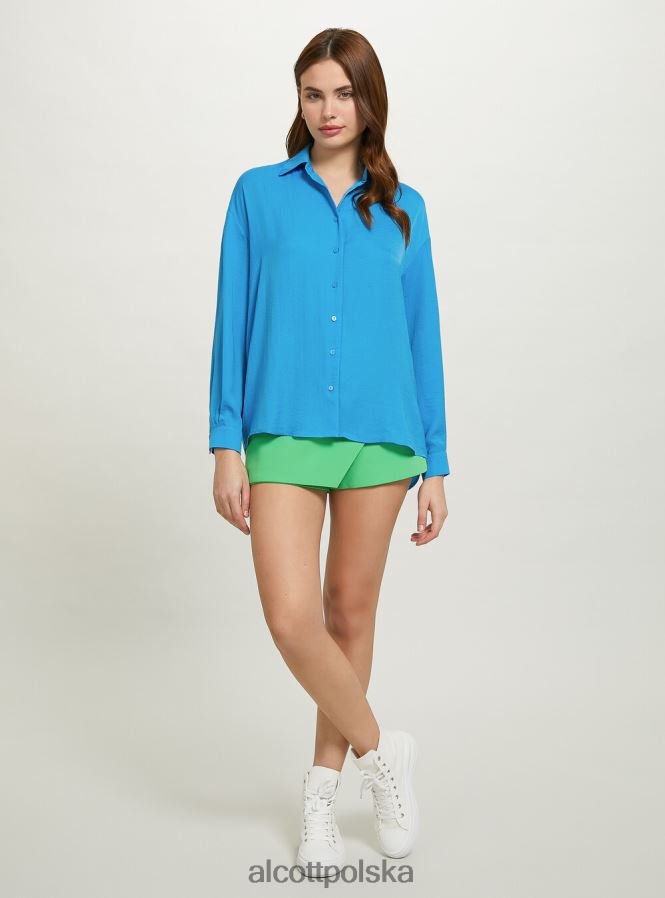 odzież Alcott satynowa koszula lub3 pomarańczowe światło kobiety 2TXFF6431