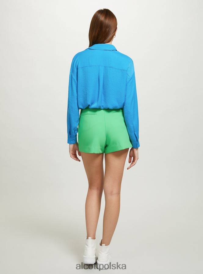 odzież Alcott satynowa koszula lub3 pomarańczowe światło kobiety 2TXFF6431