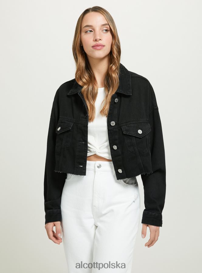 odzież Alcott giubbotto przycięte w dżinsowym kolorze średni fuxia fx2 kobiety 2TXFF6373