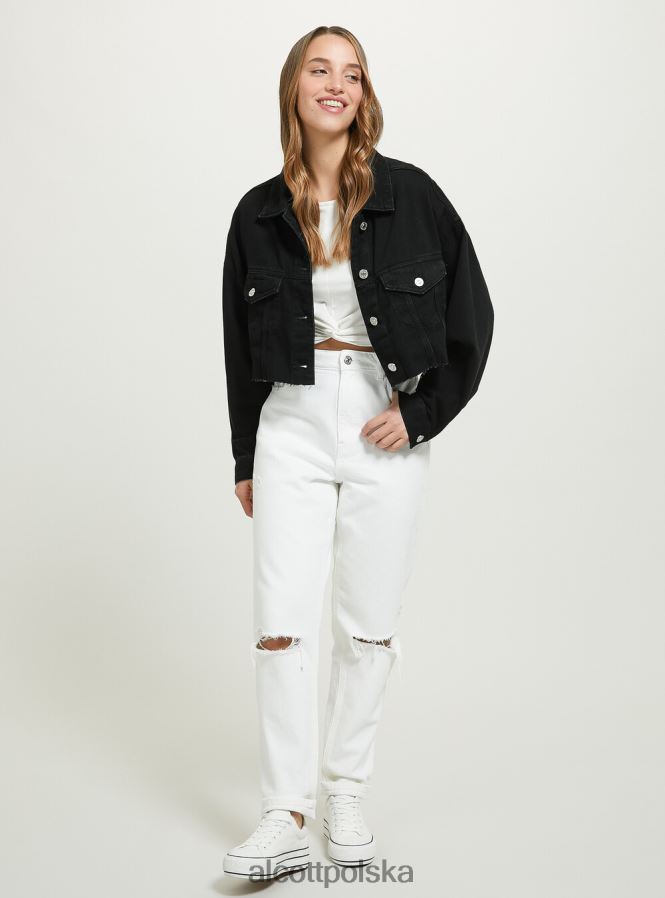 odzież Alcott giubbotto przycięte w dżinsowym kolorze średni fuxia fx2 kobiety 2TXFF6373