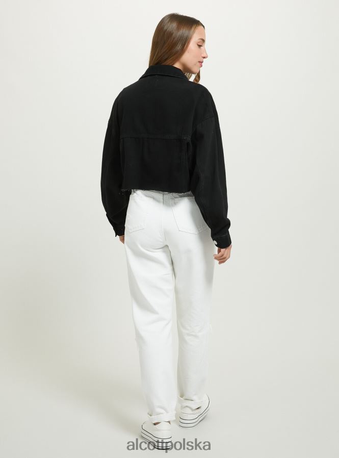 odzież Alcott giubbotto przycięte w dżinsowym kolorze średni fuxia fx2 kobiety 2TXFF6373