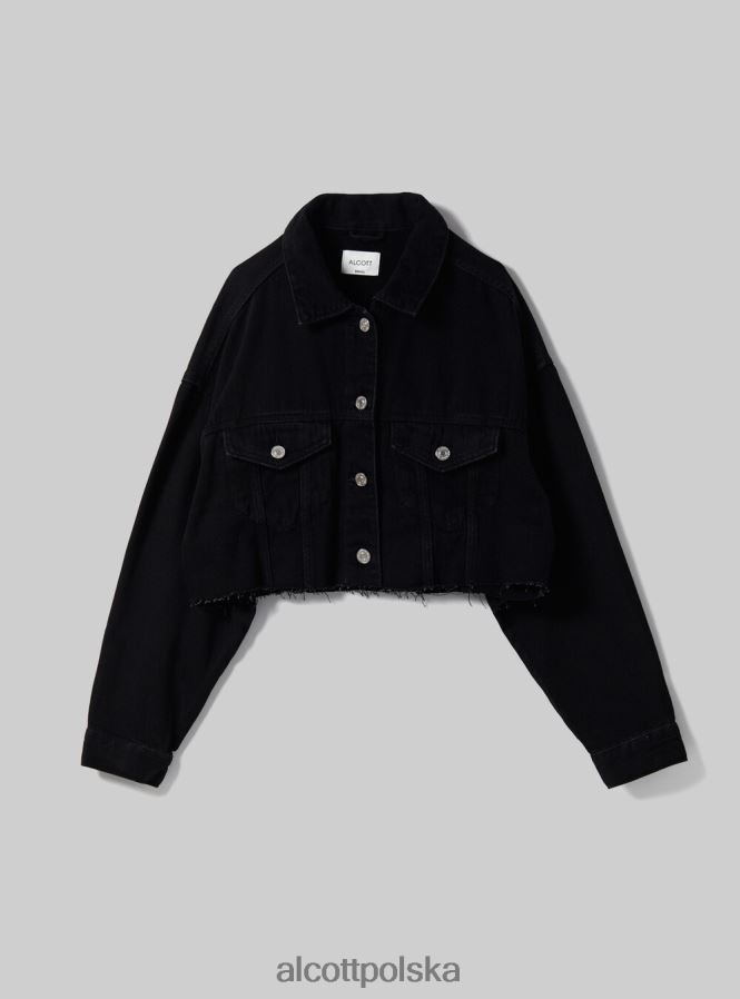 odzież Alcott giubbotto przycięte w dżinsowym kolorze średni fuxia fx2 kobiety 2TXFF6373