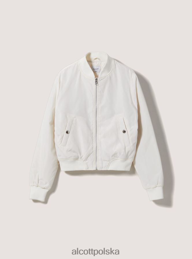 odzież Alcott krótka kurtka bomber z wyściółką pochodzącą z recyklingu bk1 czarny kobiety 2TXFF633