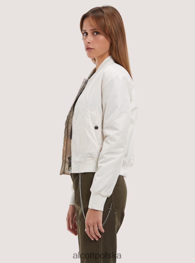 odzież Alcott krótka kurtka bomber z wyściółką pochodzącą z recyklingu bk1 czarny kobiety 2TXFF633