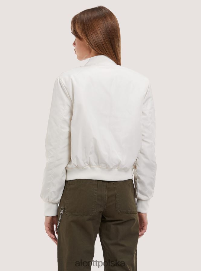 odzież Alcott krótka kurtka bomber z wyściółką pochodzącą z recyklingu bk1 czarny kobiety 2TXFF633