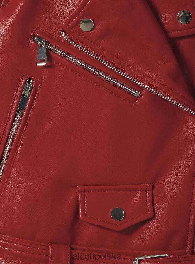 odzież Alcott kurtka motocyklowa z efektem skóry bk1 czarny kobiety 2TXFF6241