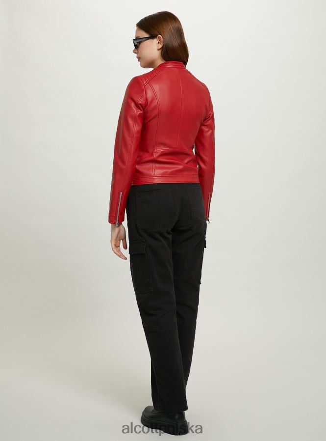 odzież Alcott kurtka motocyklowa z efektem skóry bk1 czarny kobiety 2TXFF637