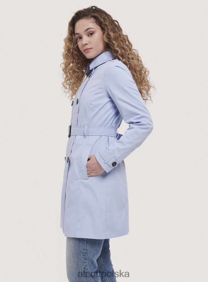 odzież Alcott miękki trencz z paskiem beżowy kobiety 2TXFF6460