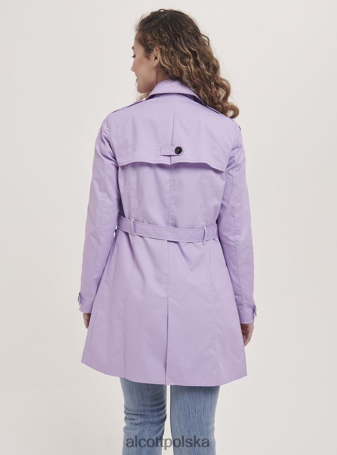 odzież Alcott miękki trencz z paskiem beżowy kobiety 2TXFF6519