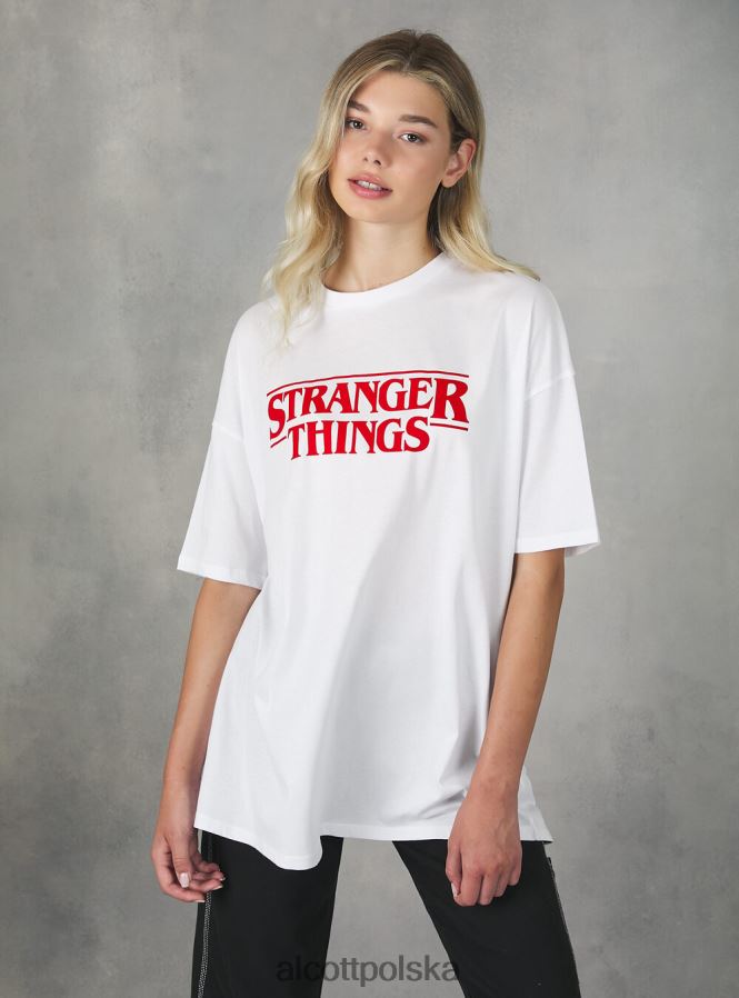 odzież Alcott Koszulka oversize Stranger Things bk1 czarny kobiety 2TXFF6369