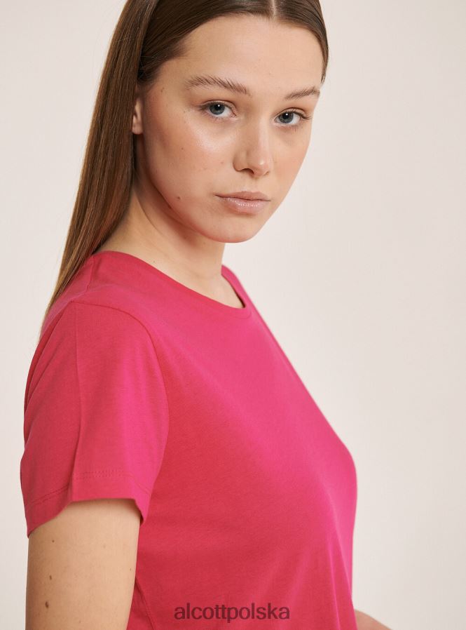 odzież Alcott bawełniana koszulka typu oversize biały kobiety 2TXFF6292