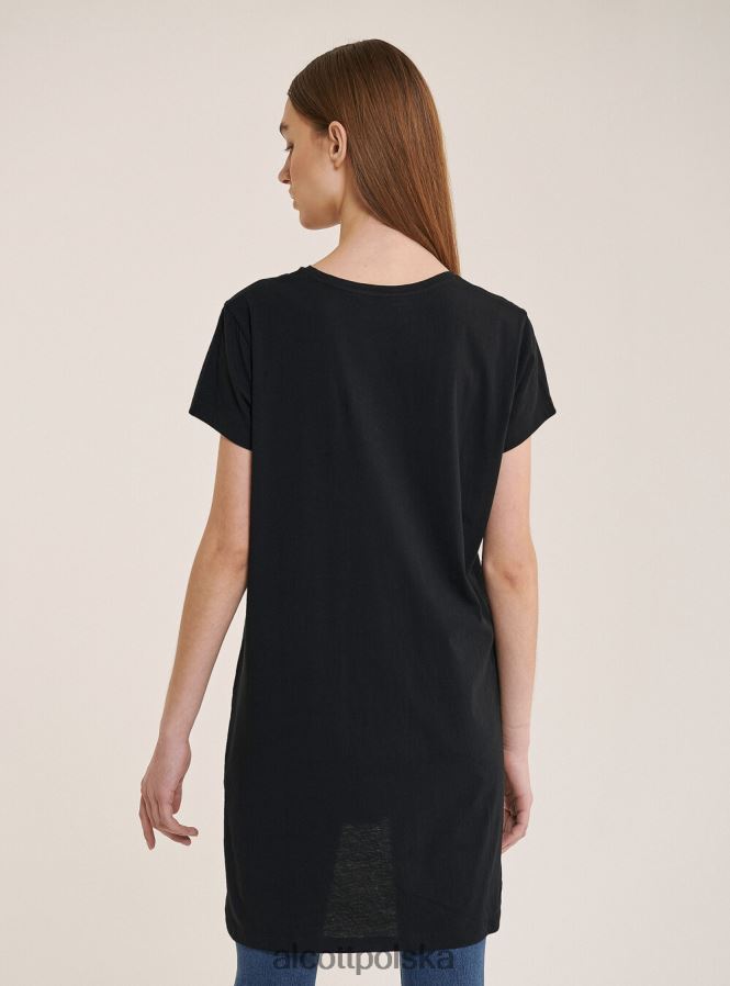 odzież Alcott bawełniana koszulka typu oversize biały kobiety 2TXFF6325