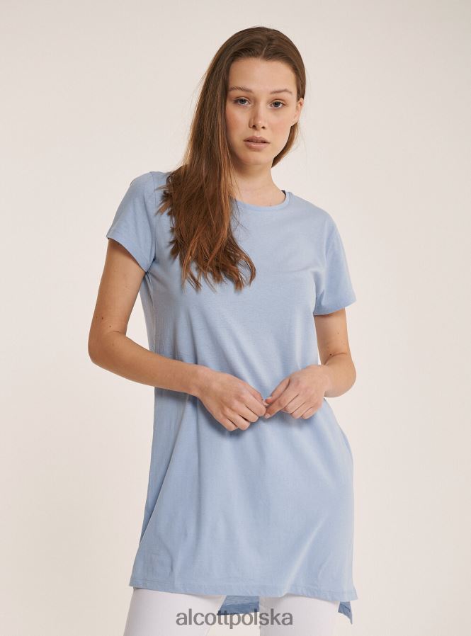 odzież Alcott bawełniana koszulka typu oversize biały kobiety 2TXFF6350