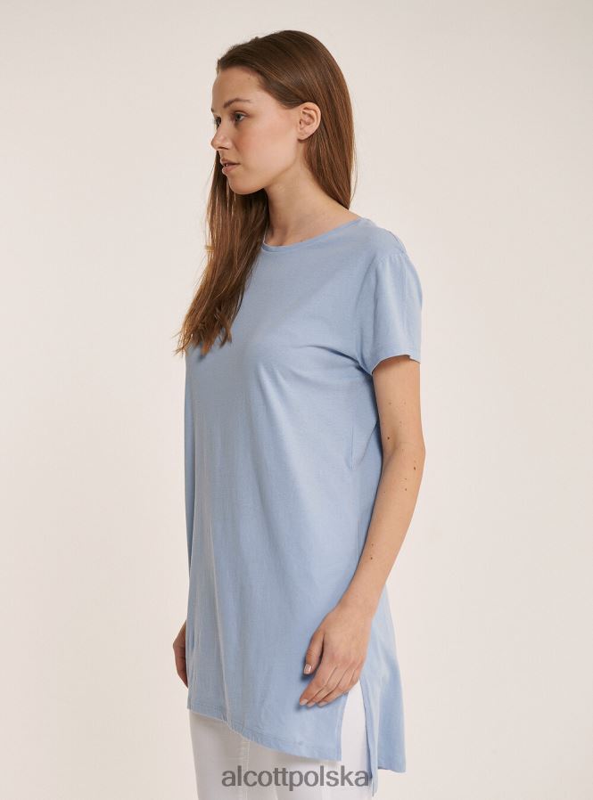 odzież Alcott bawełniana koszulka typu oversize biały kobiety 2TXFF6350