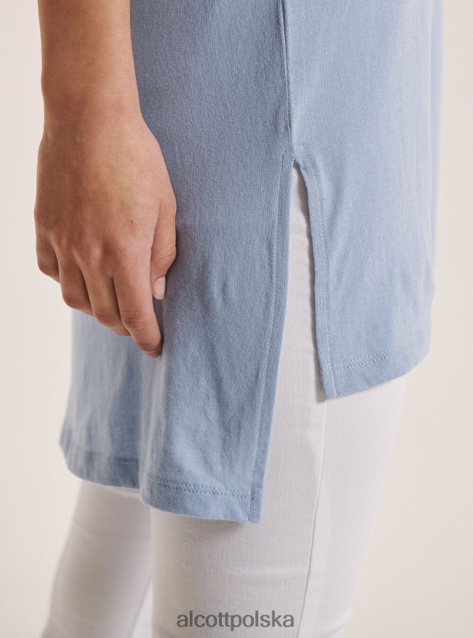 odzież Alcott bawełniana koszulka typu oversize biały kobiety 2TXFF6350