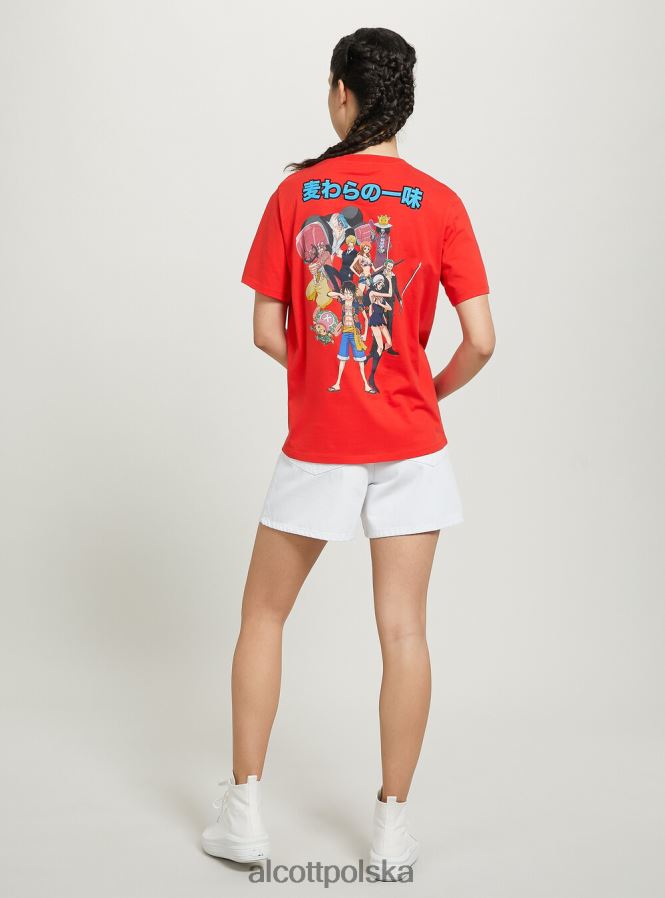 odzież Alcott jednoczęściowa koszulka koral średni cl2 kobiety 2TXFF646