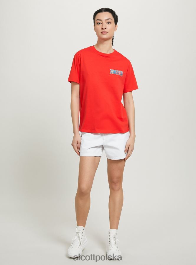 odzież Alcott jednoczęściowa koszulka koral średni cl2 kobiety 2TXFF646