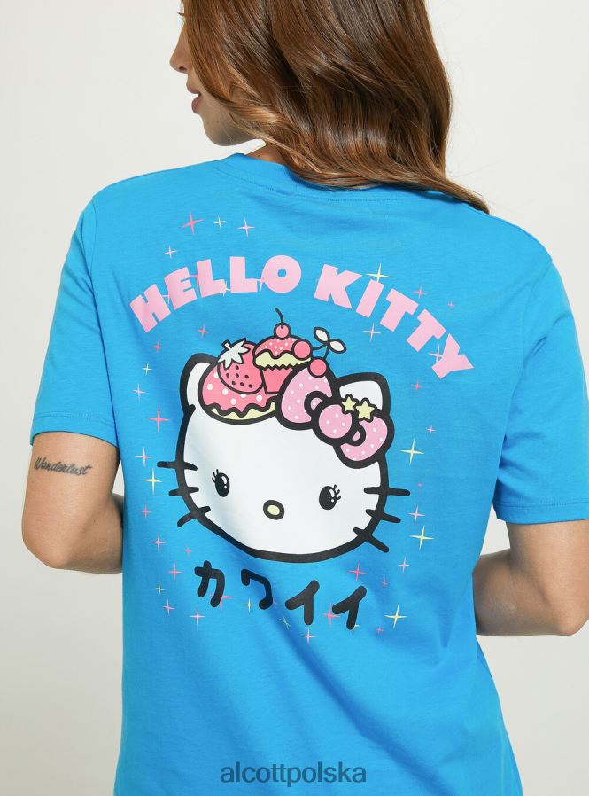 odzież Alcott koszulka Hello Kitty średni ry2 royale kobiety 2TXFF6226
