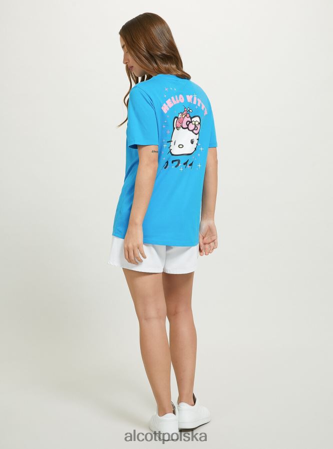 odzież Alcott koszulka Hello Kitty średni ry2 royale kobiety 2TXFF6226