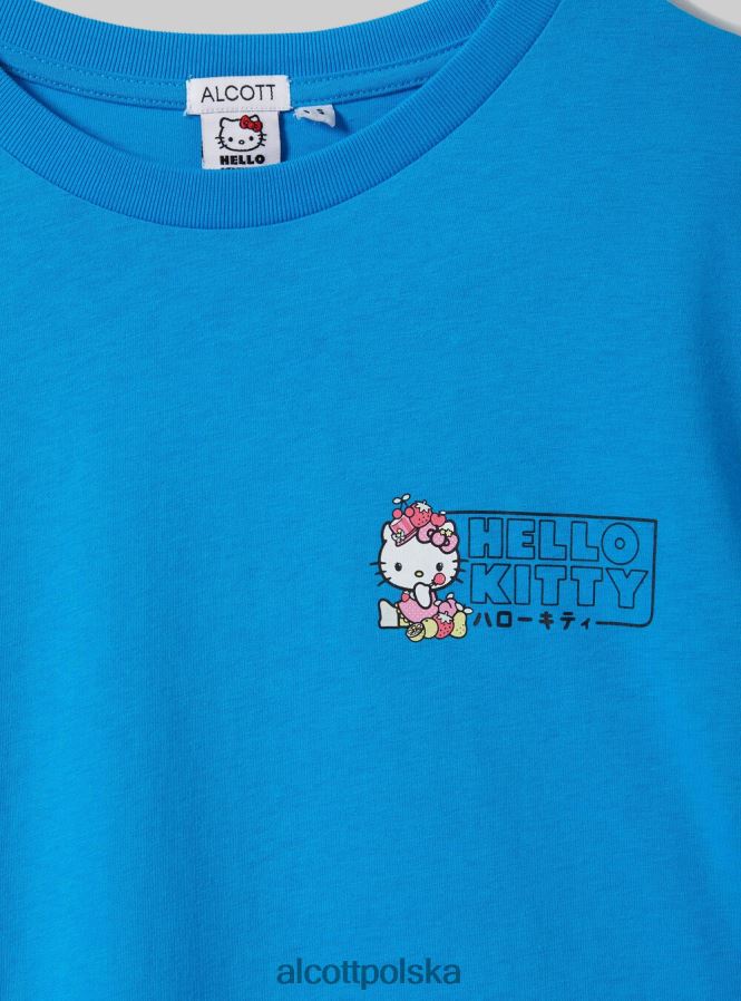 odzież Alcott koszulka Hello Kitty średni ry2 royale kobiety 2TXFF6226