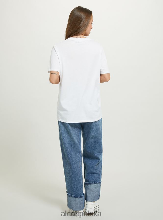 odzież Alcott koszulka Hello Kitty w3 biały kobiety 2TXFF6176