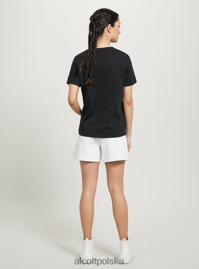 odzież Alcott koszulka z pokemonami bk1 czarny kobiety 2TXFF636