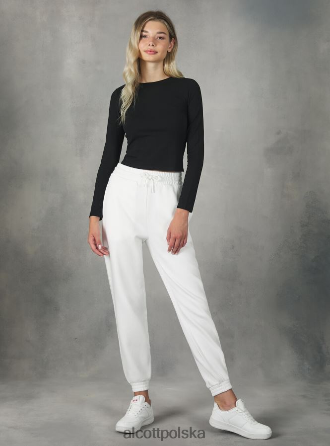 odzież Alcott krótka koszulka z długim rękawem bk1 czarny kobiety 2TXFF6400