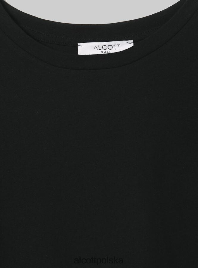 odzież Alcott krótka koszulka z długim rękawem bk1 czarny kobiety 2TXFF6400