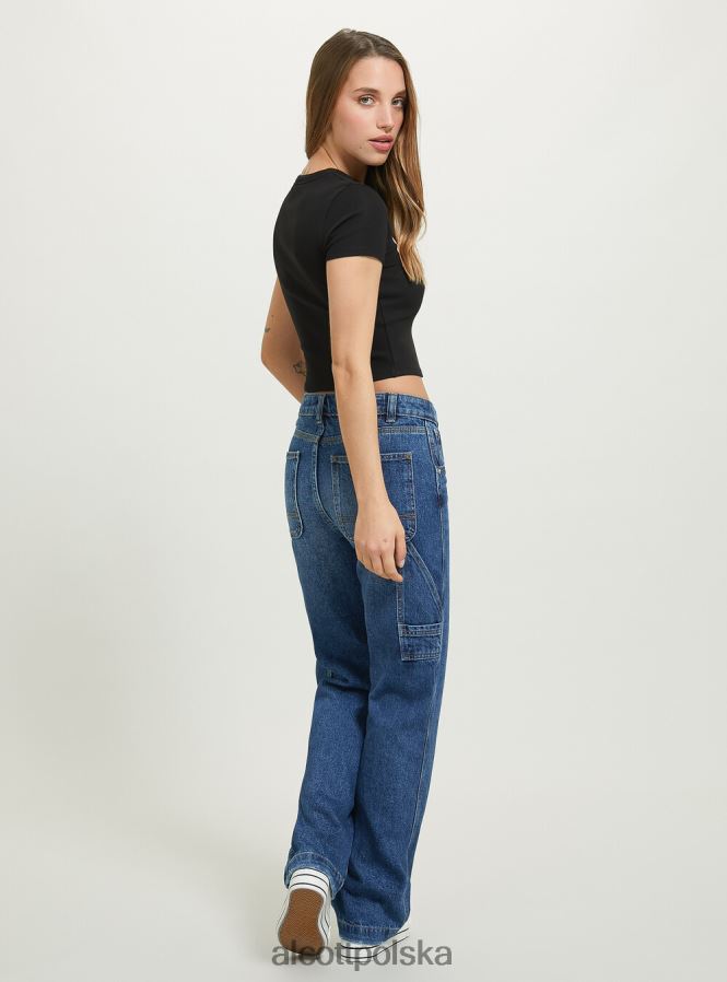 odzież Alcott krótka koszulka z nadrukiem uniwersyteckim wh2 biały kobiety 2TXFF6372