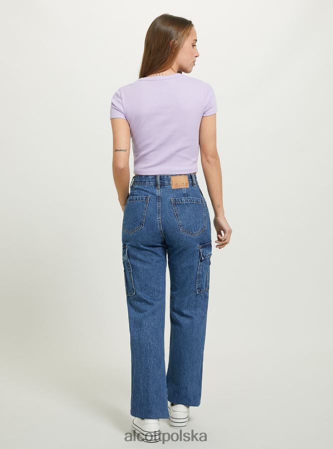 odzież Alcott krótka koszulka z nadrukiem uniwersyteckim wh2 biały kobiety 2TXFF6410