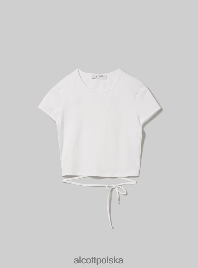 odzież Alcott krótka, sznurowana koszulka lub3 pomarańczowe światło kobiety 2TXFF6144