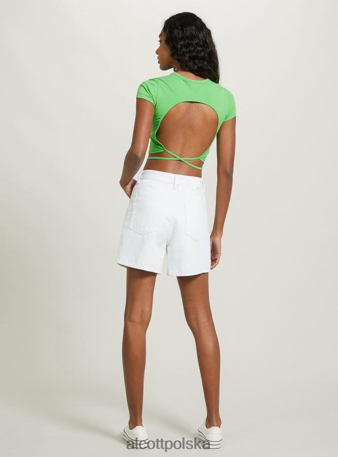 odzież Alcott krótka, sznurowana koszulka lub3 pomarańczowe światło kobiety 2TXFF6268