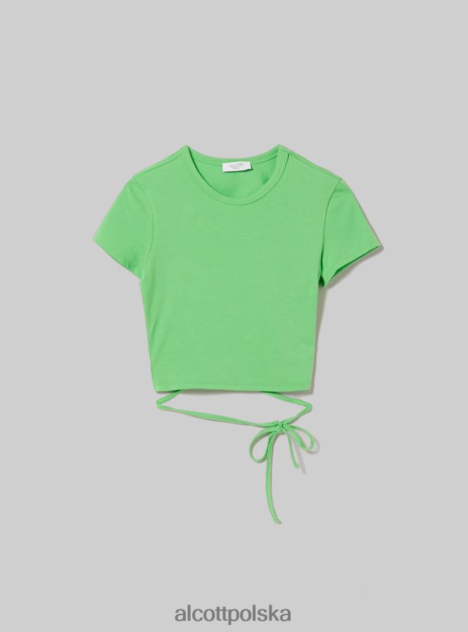 odzież Alcott krótka, sznurowana koszulka lub3 pomarańczowe światło kobiety 2TXFF6268