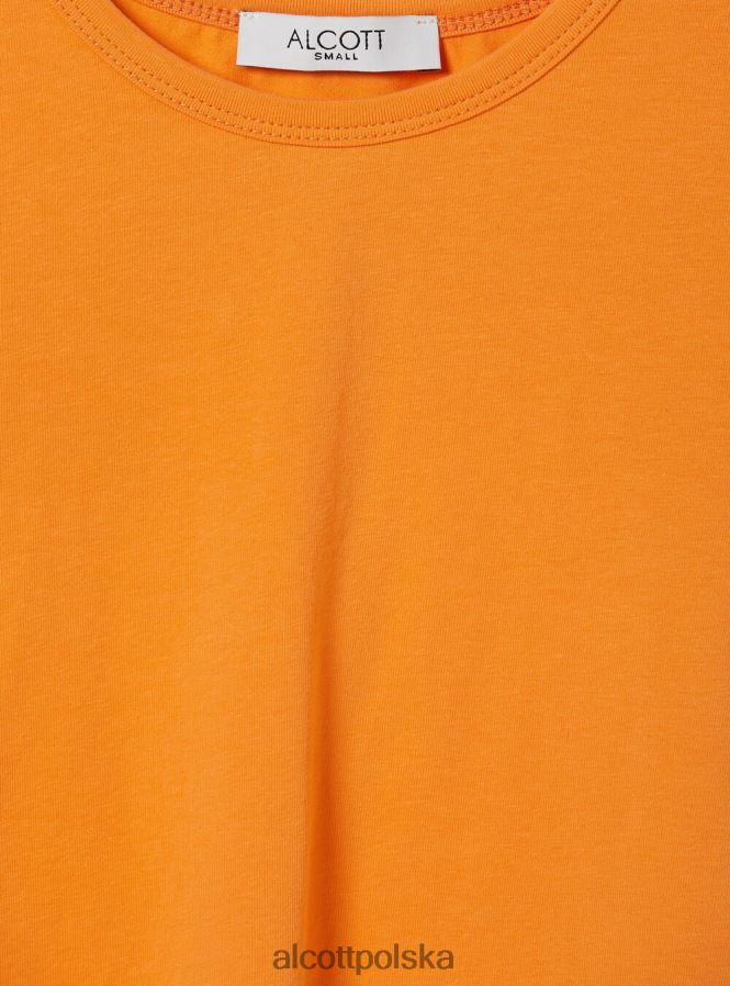 odzież Alcott krótka, sznurowana koszulka lub3 pomarańczowe światło kobiety 2TXFF6321