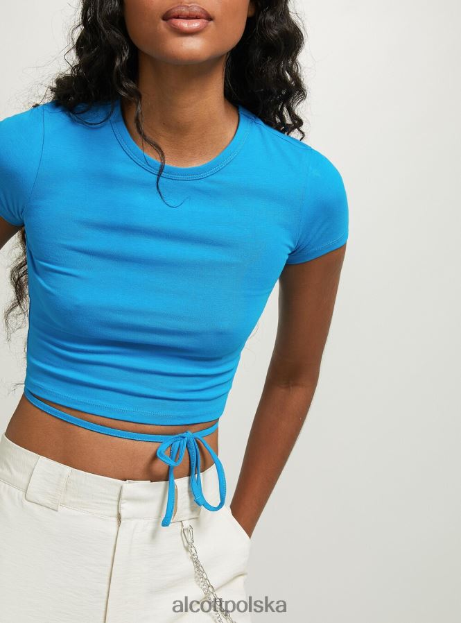 odzież Alcott krótka, sznurowana koszulka lub3 pomarańczowe światło kobiety 2TXFF6521