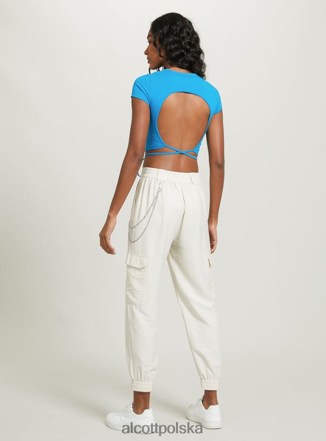 odzież Alcott krótka, sznurowana koszulka lub3 pomarańczowe światło kobiety 2TXFF6521