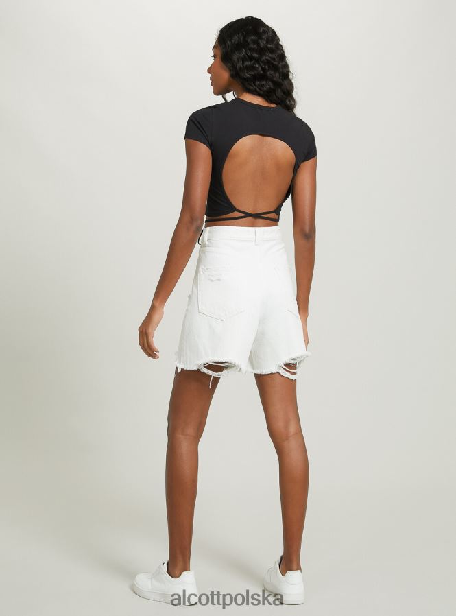 odzież Alcott krótka, sznurowana koszulka lub3 pomarańczowe światło kobiety 2TXFF6522