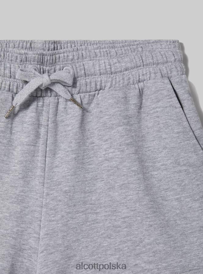 odzież Alcott bawełniane spodenki z podwijaniem i sznurkiem bk1 czarny kobiety 2TXFF6443