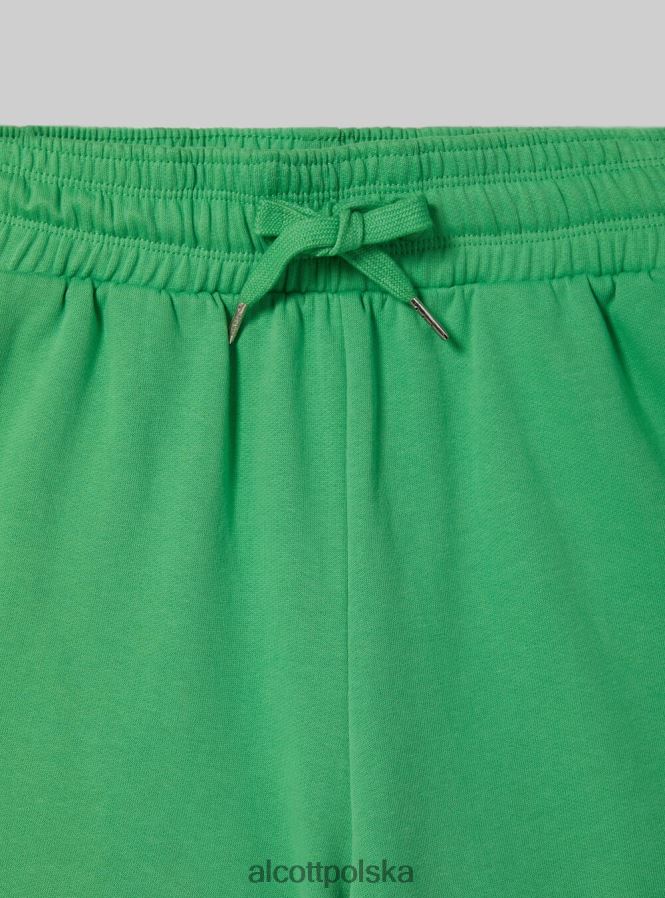 odzież Alcott bawełniane spodenki z podwijaniem i sznurkiem bk1 czarny kobiety 2TXFF6445