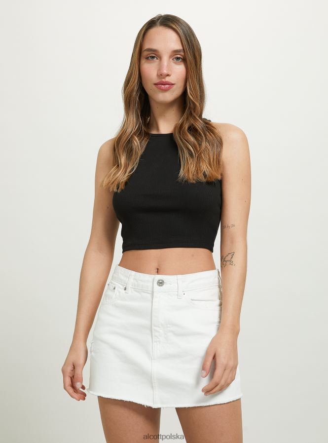 odzież Alcott dżinsowa spódnica z przetarciami niebieski kobiety 2TXFF639