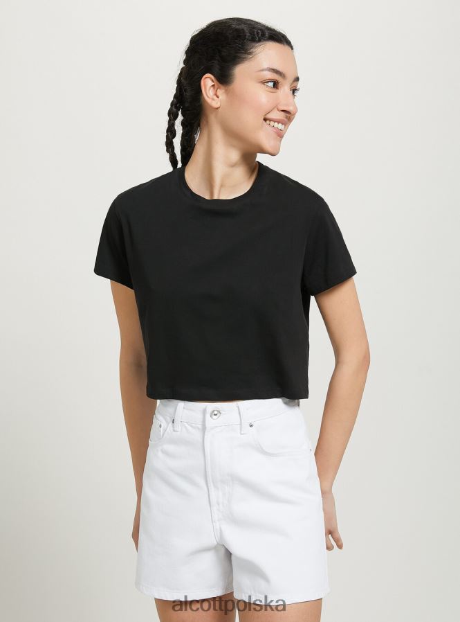 odzież Alcott krótka mama z wysokim stanem d099 biały kobiety 2TXFF6503