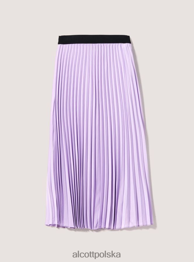 odzież Alcott plisowana spódnica midi bk1 czarny kobiety 2TXFF6120