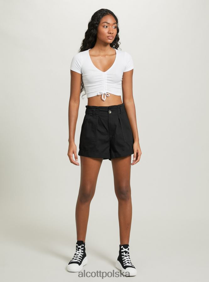 odzież Alcott szorty cargo bk1 czarny kobiety 2TXFF629